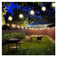 Solight LED venkovní řetěz s žárovkami, 25 žárovek, 15m+5m, 20W, teplá bílá