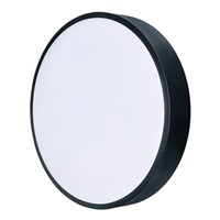 Solight LED stropní osvětlení LECCE, 3CCT, 48W, 2900lm, 40cm, 3000/4000/6000K, černá