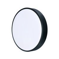 Solight LED stropní osvětlení LECCE, 3CCT, 36W, 2100lm, 30cm, 3000/4000/6000K, černá