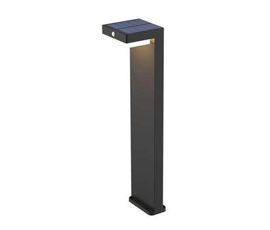 Solight LED solární sloupkové osvětlení Palermo, 5W, 400lm, 3000K