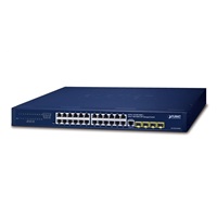 Planet switch GS-4210-24T4S, L2/L4, 24x 1000Base-T, 4x SFP, web, SNMP V3, VLAN, QOS, IPV6