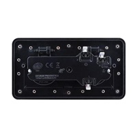 Solight vestavná podlahová dvojzásuvka, IP55, obdélníkové víčko