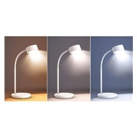 Solight LED stolní lampička, 4,5W, 300lm, 3CCT, bílá, podstavec