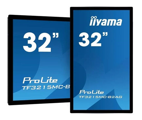 Iiyama ProLite TF3215MC-B2AG, 24/7, 80cm (31,5''), Projected Capacitive, Full HD, kit (USB), black