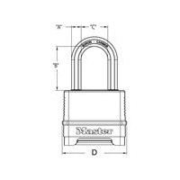 Master Lock Kombinační visací zámek -  Excell - 56mm