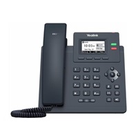 BAZAR - Yealink SIP-T31G IP telefon, 2,3" 132x64 grafický, 2x RJ45 10/100/1000, PoE, 2x SIP, adaptér - POŠKOZENÝ OBAL