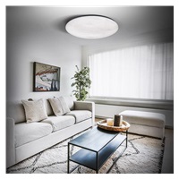 Solight LED stropní světlo Star, kulaté, 24W, 2400lm, dálkové ovládání, 37cm