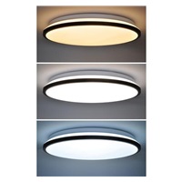 Solight LED osvětlení s dálkovým ovladačem Jamil, 48W, 3360lm, 40cm, změna chromatičnosti, stmívatelné
