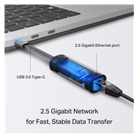TP-Link UE302C USB-C/Ethernet síťový adaptér (1xUSB3.0 -> 1x2,5GbE)
