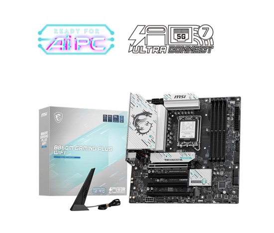 MSI MB Sc LGA1851 B860M GAMING PLUS WIFI, Intel B860