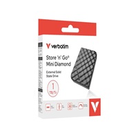 VERBATIM Externí SSD 512GB Store ‘n‘ Go Mini Diamond, USB-C, černá