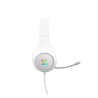 ZALMAN headset ZM-HPS310 RGB, Herní, Drátový USB, 7.1, bílá