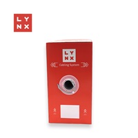 LYNX FTP kabel, Cat5e, LSZH, 0,5mm, celoměděný, vnitřní, šedý, box 305m