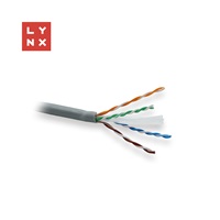 LYNX UTP kabel, Cat6, LSOH, celoměděný, vnitřní, šedý, box 305m