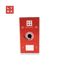 LYNX UTP kabel, Cat6, PE (Fca), celoměděný, venkovní, černý, box 305m