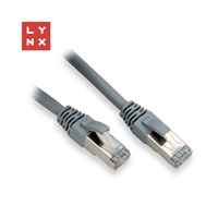 LYNX FTP patch kabel Cat6, PVC, 7m, šedý