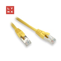 LYNX FTP patch kabel Cat5e PVC, CCA, 2m, žlutý