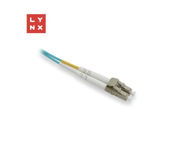 LYNX duplexní patch kabel MM, OM3, LC/LC, 50/125µm, 10m