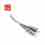 LYNX duplexní patch kabel MM, OM3, SC/SC, 50/125µm, 0,5m