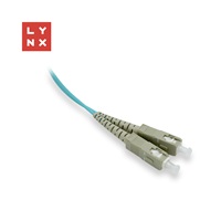 LYNX duplexní patch kabel MM, OM3, SC/SC, 50/125µm, 3m