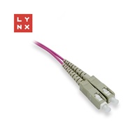 LYNX duplexní patch kabel MM, OM4, SC/SC, 50/125µm, 1m