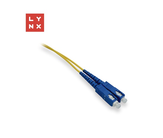 LYNX duplexní patch kabel SM, OS2, SC/SC, 9/125µm, 3m