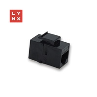 LYNX keystone spojka UTP Cat5e, 8P8C, černá