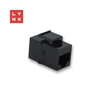 LYNX keystone spojka UTP Cat6, 8P8C, černá