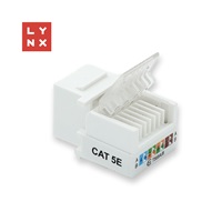 LYNX keystone UTP Cat5e, samozařevácí, 90 stp., bílý