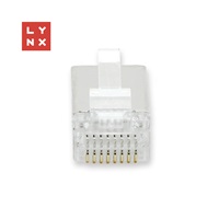 LYNX konektor STP Cat5e, 50µ, 100ks