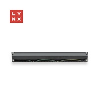 LYNX 19" patch panel  24-port, FTP Cat5e, 50µ, stíněný, černý