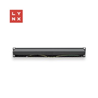 LYNX 19" patch panel  24-port, FTP Cat6a, 50µ, stíněný, černý