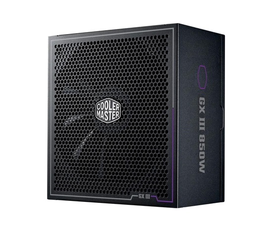 Cooler Master zdroj 850W GX III, 135mm, 80+ Gold, Plně modulární, ATX 3.0
