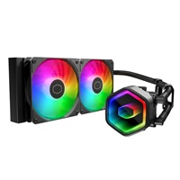 Cooler Master vodní chladič MasterLiquid 240 Core II, 2x120mm, LGA1851, AM5, černá