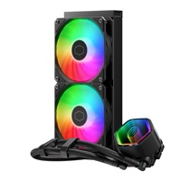 Cooler Master vodní chladič MasterLiquid 240 Core II, 2x120mm, LGA1851, AM5, černá