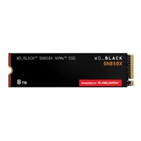 WD BLACK SSD NVMe 8TB PCIe SN850X Powered by SanDisk, Gen4, (R:7200, W:6600MB/s)