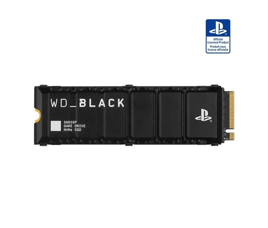WD BLACK SSD NVMe 4TB PCIe SN850P pro PS5, Gen4, (R:7300, W:6600MB/s), Chladič