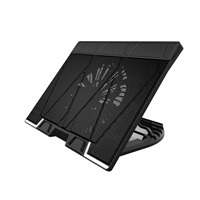 ZALMAN Stojan na notebook ZM-NS3000, až 17", 3xUSB, 1xUSB-C, Naklápěcí, černá