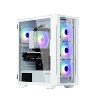 ZALMAN case I3 NEO TG, Mid Tower, ATX, 2xUSB 3.0, 1xUSB 2.0, 4x 120mm RGB Fan, bílá