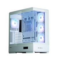 ZALMAN case P50 DS, Mid Tower, ATX, 2xUSB 3.0, 1xUSB-C, 4x 120mm ARGB Fan, Boční display, bílá