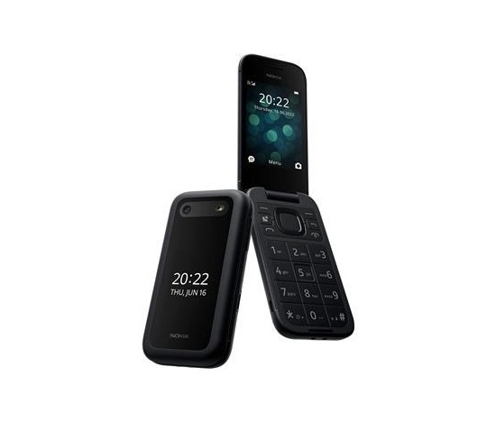 BAZAR - Nokia 2660 Flip, Dual SIM, černá, (CZ, SK, HU) - Poškozený obal (Komplet)