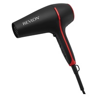 BAZAR - Revlon Smoothstay Coconut Oil RVDR5317E fén na vlasy, 2000 W, 2 rychlosti, 3 teploty, černá - Poškozený obal