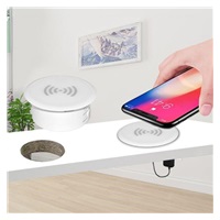 Solight bezdrátová vestavná nabíječka 15W, bílá