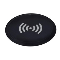 Solight bezdrátová vestavná nabíječka 15W, černá