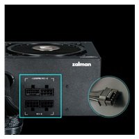 ZALMAN zdroj Gigamax III, 750W, 120mm, 80Plus Bronze, Semimodulární, ATX 3.0, černá