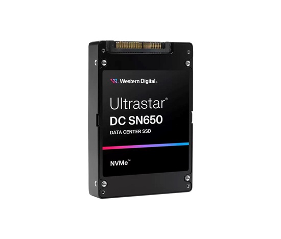 WD Enterprise SSD 15.36TB Ultrastar DC SN650, PCIe Gen4, (R:6600, W:2800MB/s), RI-1DW/D BICS5 SE