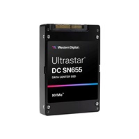 WD Enterprise SSD 7.68TB Ultrastar DC SN655, PCIe Gen4, (R:6800, W:2000MB/s), RI-1DW/D BICS5 ISE