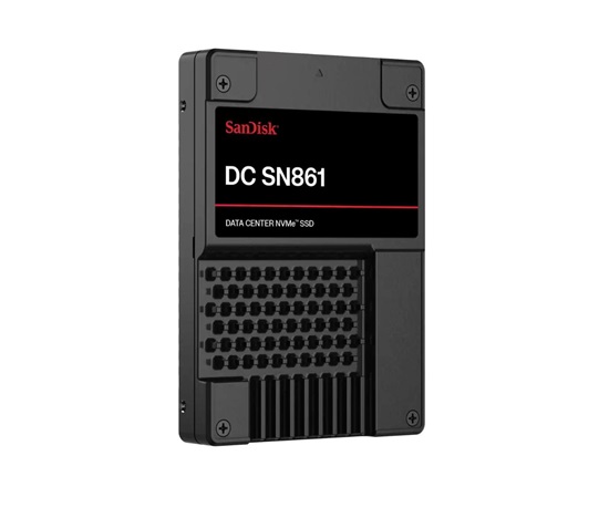 SanDisk Enterprise SSD 7.68TB DC SN861, PCIe Gen5, (R:13700, W:7500MB/s), RI-1DW/D BICS6 ISE