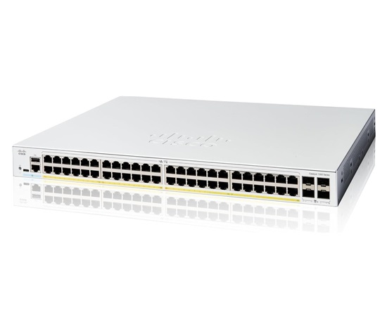 Cisco Catalyst switch C1300-48P-4X (48xGbE,4xSFP+,48xPoE+,375W) - REFRESH