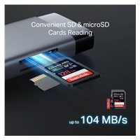 TP-Link UH9120C USB-C hub 9v1 (3xUSB3.2Gen1,1xUSB-C3.2Gen1, 1xGbE, 1xHDMI, 1xSD, 1xmicroSD, PD 100W)